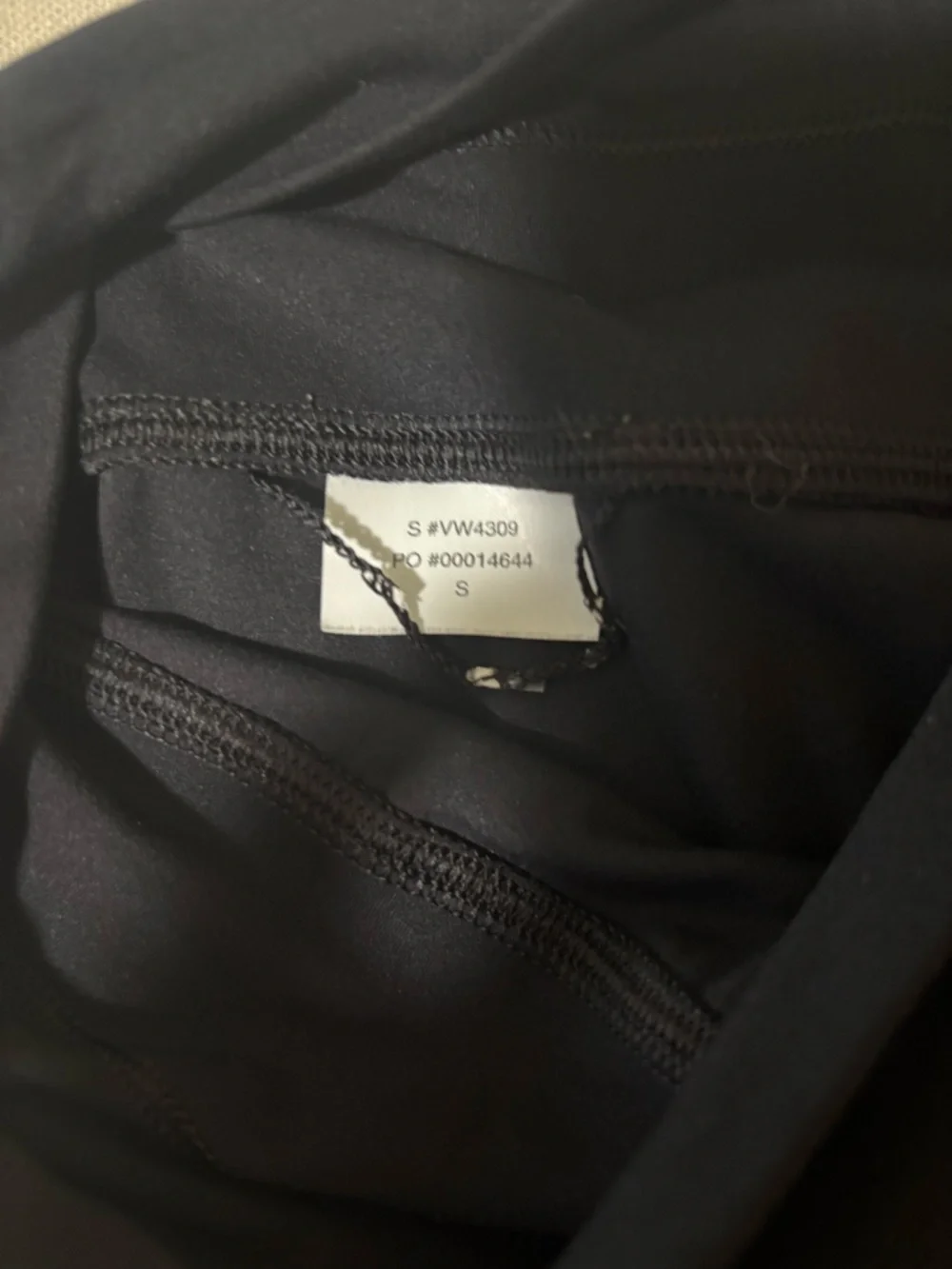 Vuori black leggings with tie - Picture 2 of 2